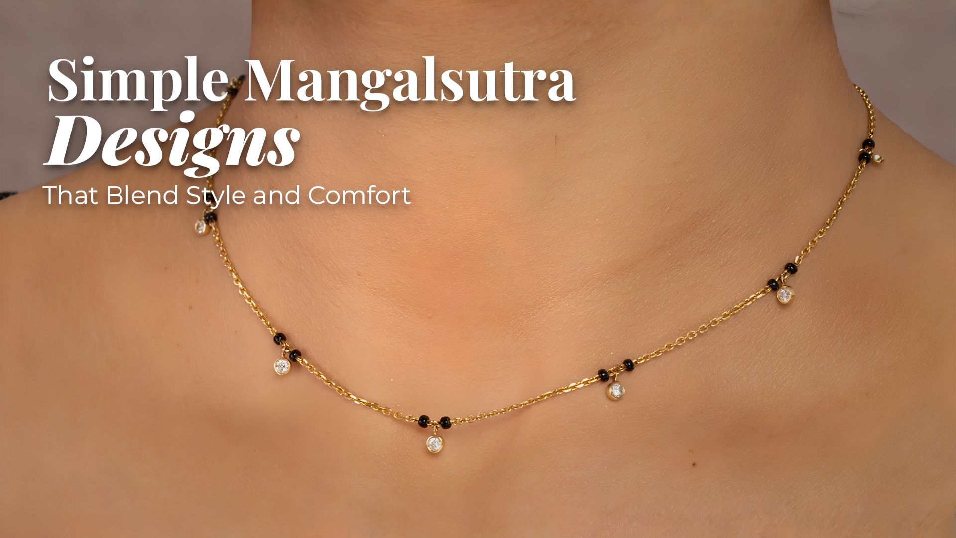simple mangalsutra designs for working women