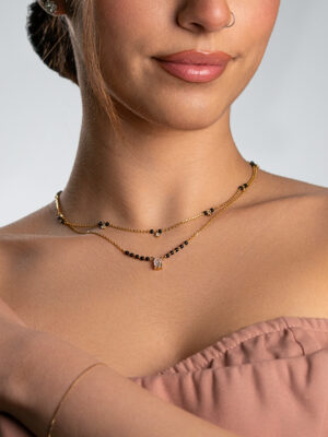 Droplet Choker & Oval Solitaire
